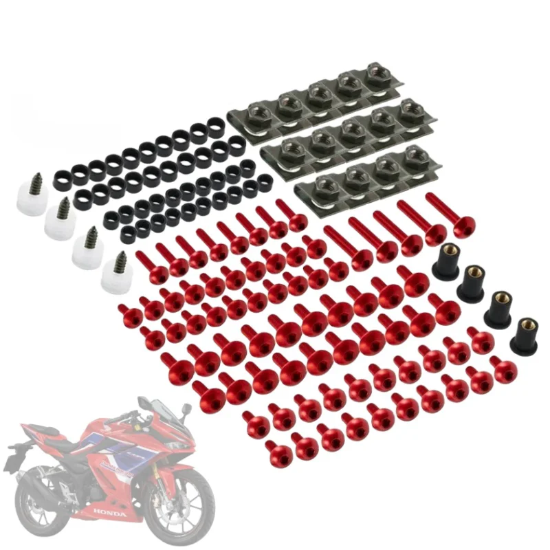 

Комплект Из 177 Болтов Для Honda CBR600RR CBR1000RR RR 600 F2 F3 F4 900 929RR 650R С Креплениями Обтекателей И Защитой Шасси
