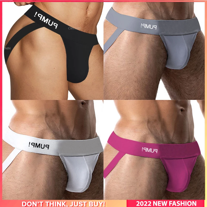 

4Pcs Comfortable Men's Thong And G String Men's Panties Fashion Nylon Stringi Gay Sexy Underwear Man Jockstrap Underpants Mens