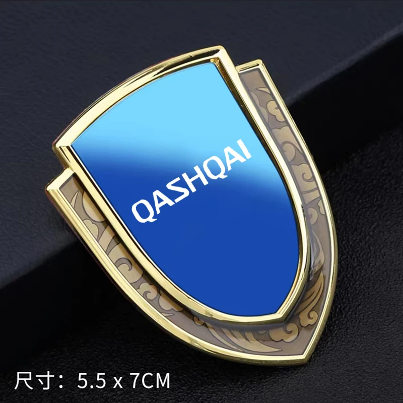 1 шт. наклейка на боковое крыло автомобиля окна для Nissan xiaoke QASHQAI металлическая