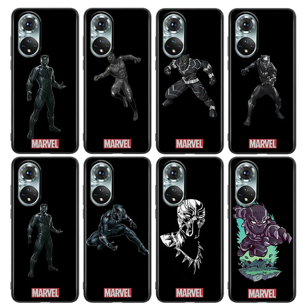 

Marvel Venom Panther Loki Phone Case for Honor X8 60 8X 9X 50 30i 21i 20 9A Play Nova 8i 9 SE Y60 Magic4 Pro Lite Silicone Case