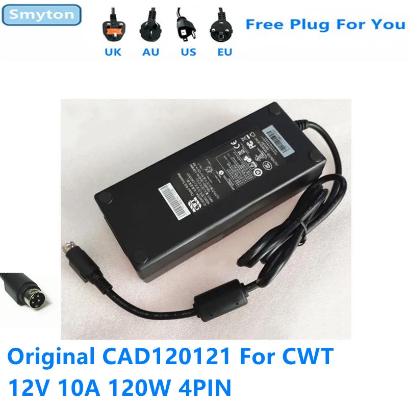 Оригинальное зарядное устройство для адаптера переменного тока CWT CAD120121 12 В 10 А 120