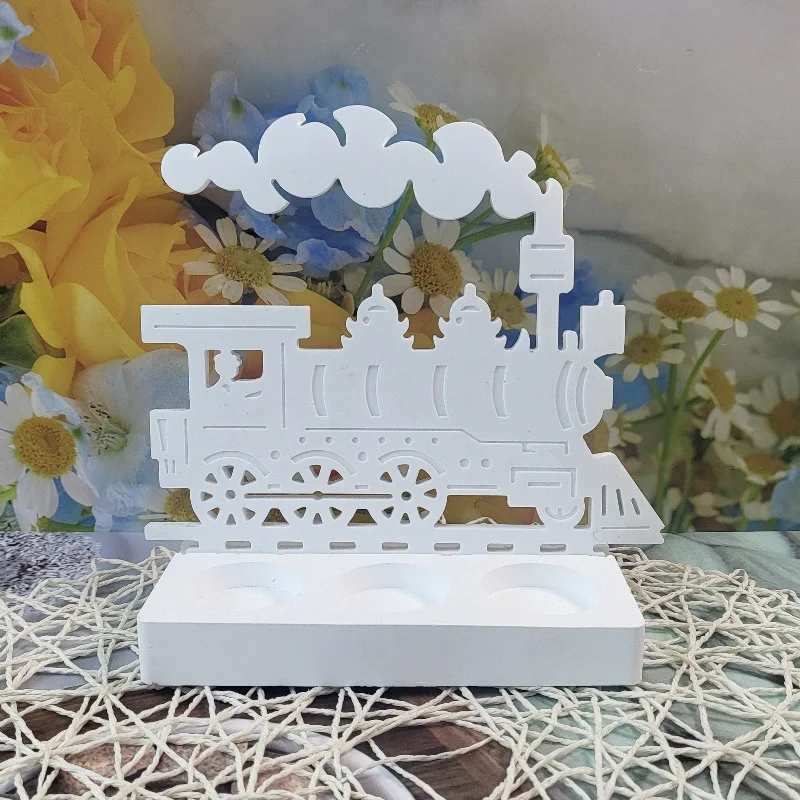 Подсвечник с паровым двигателем подсвечник украшения силиконовая форма сделай