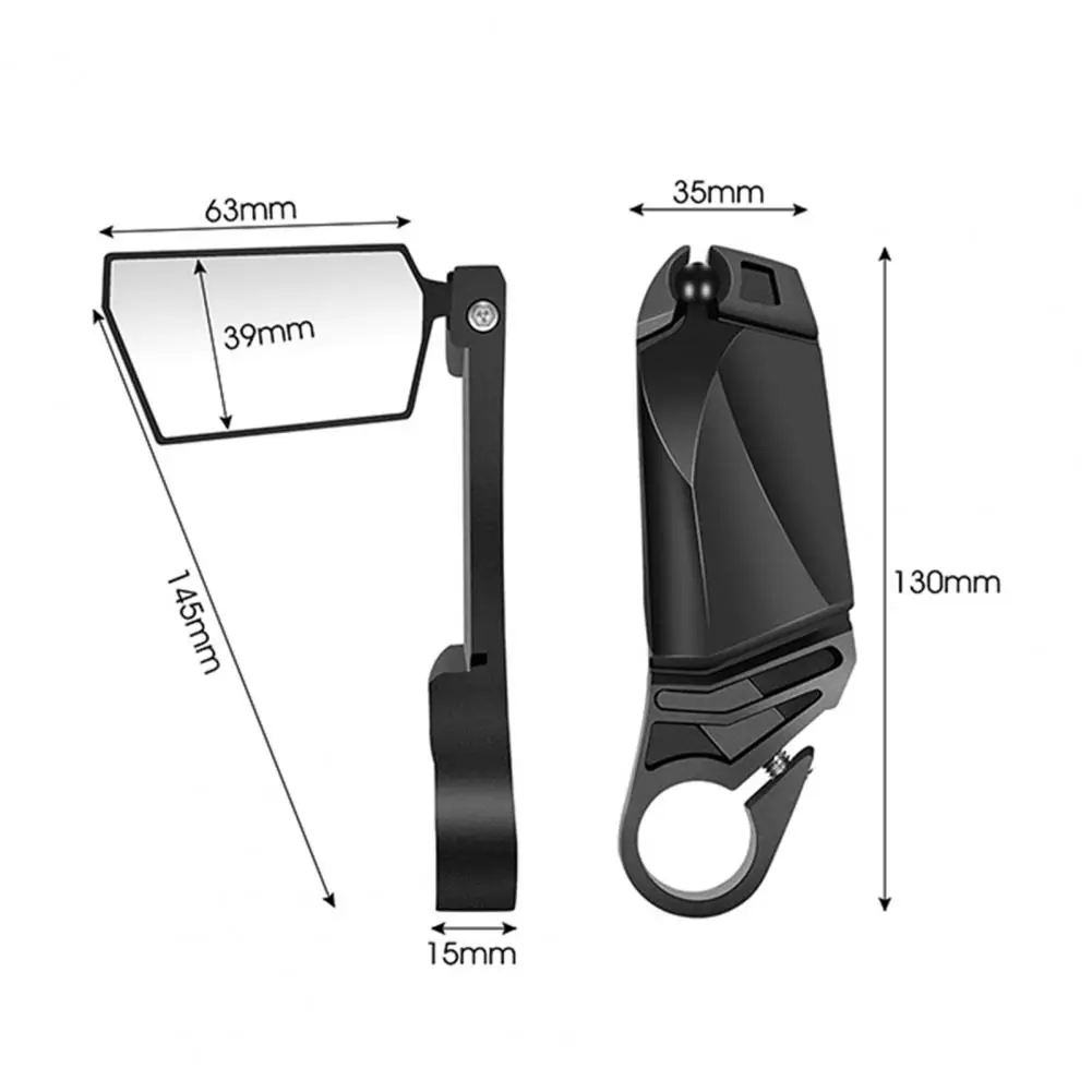 Зеркало заднего вида для велосипеда легкое износостойкое складное практичное