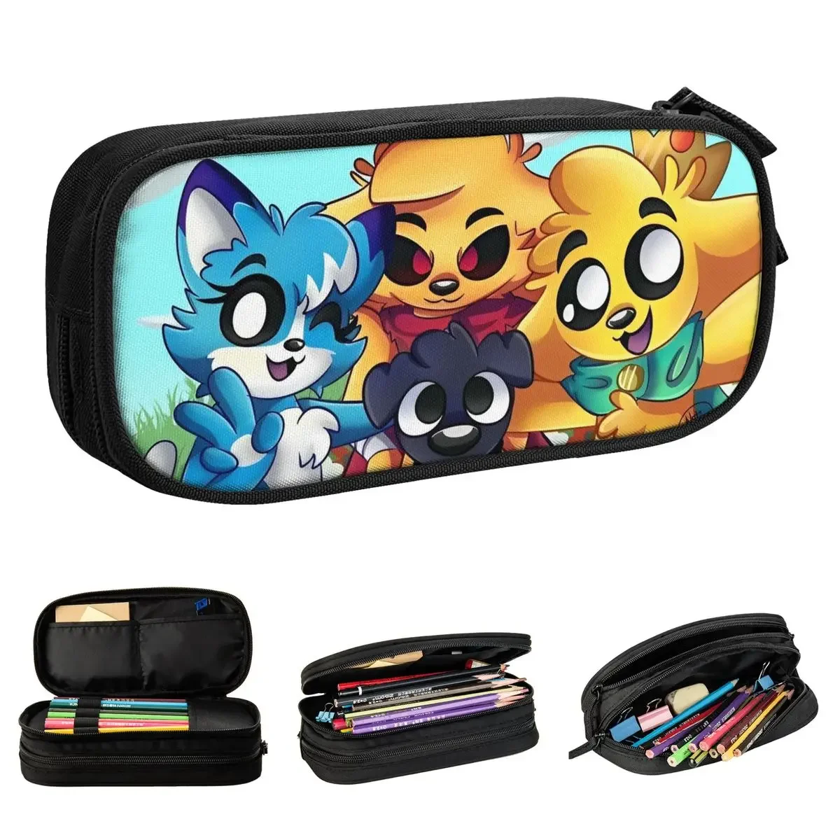 Пеналы mikecrack мультяшный держатель для игры студентов большие сумки хранения