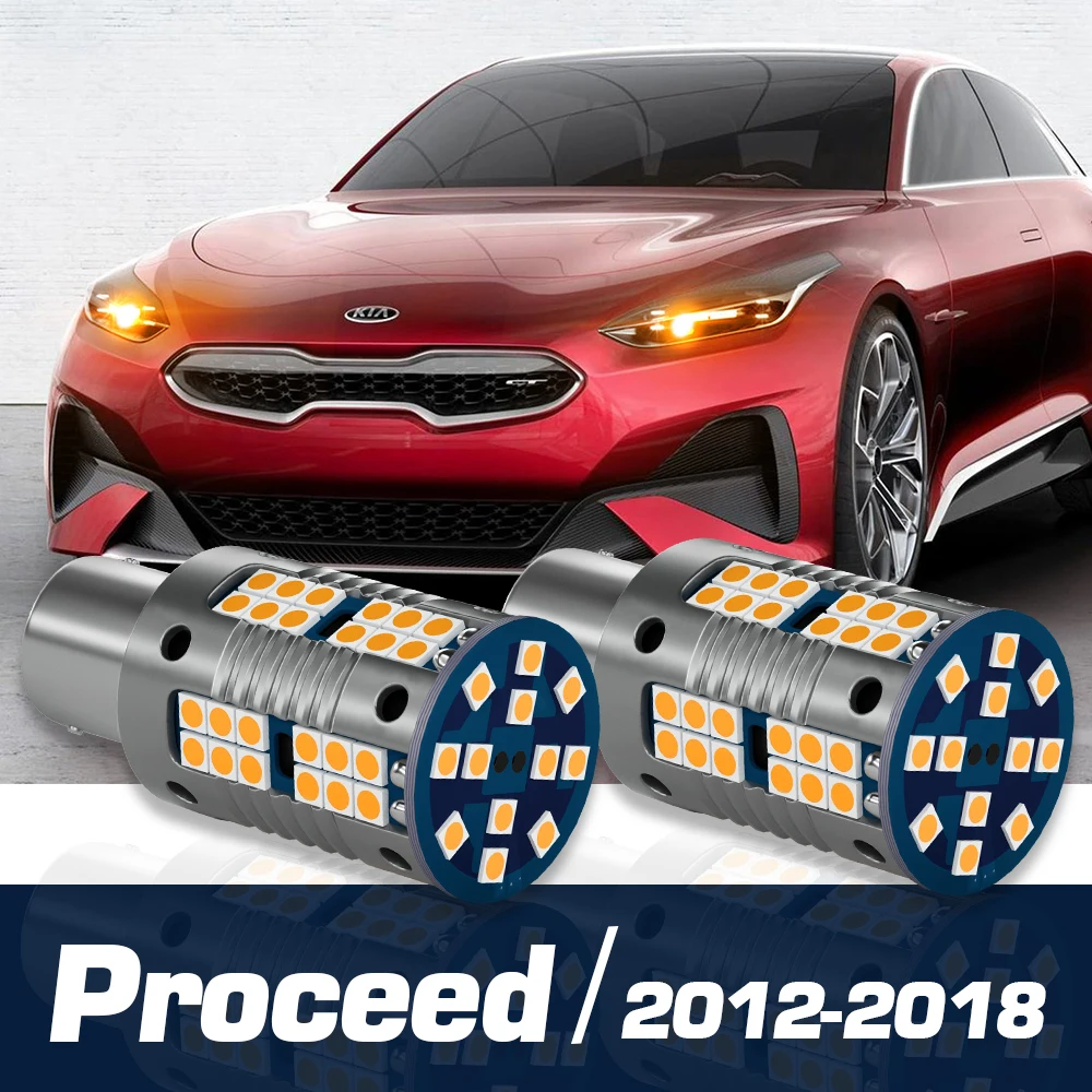 

2pcs LED Turn Signal Light Canbus Accessories For Kia Proceed 2012 2013 2014 2015 2016 2017 2018