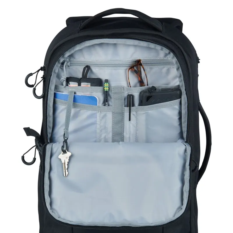 Slumberjack 32 L Weekender Backpack Black Lightweight Daypack for Hiking Camping Travel School