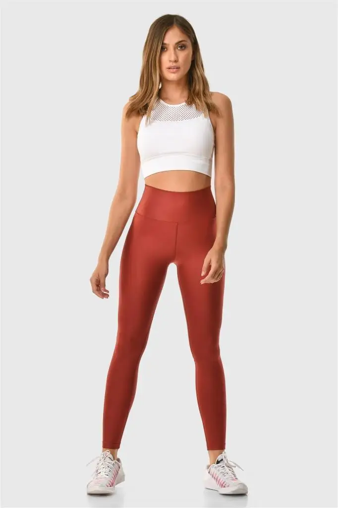 Superstacy Bright Burgundy Sports Leggings