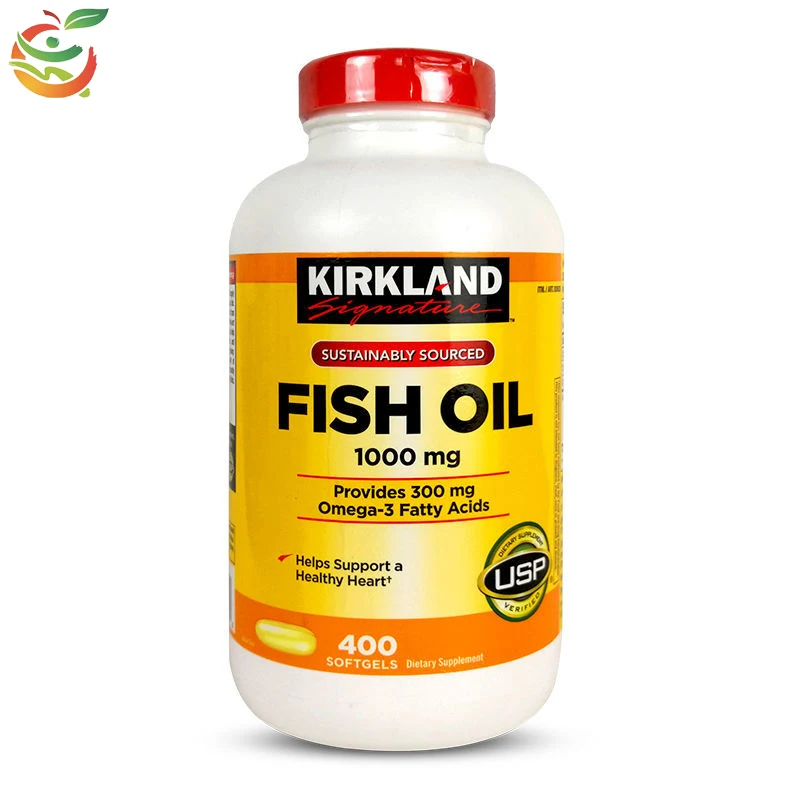 

American Original KIRKLAND Signature Deep Sea Fish Oil Omega Adult Concentrated Fish Oil Capsules 400 DHA