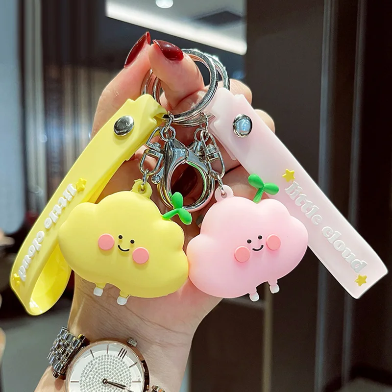 

Kawaii облако брелок для женщин мультфильм милое Радужное Облако кукольный брелок Girl автомобиль сумка подвеска брелок оптовая продажа аксесс...