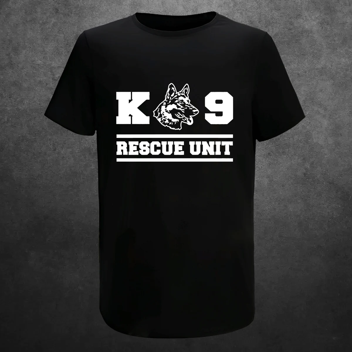 

Футболка мужская пастушья K9 с принтом собаки, повседневный удобный пуловер с коротким рукавом и круглым вырезом, уличная мода, на лето