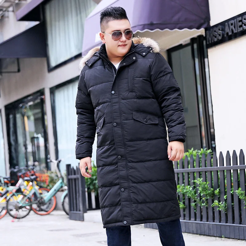 

X-Long super large high qulatiy Mens down coat casual jacket fashion obese winter 13xl chest185cm plus size XL-10XL11XL12XL13XL