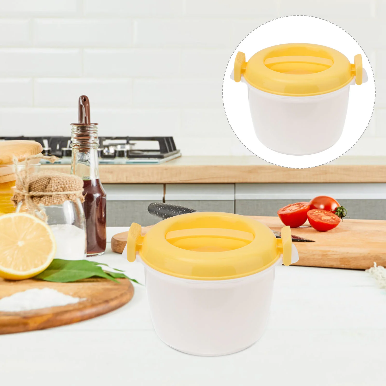 

Microwave Rice Cooker Steamer Pot Pasta Makeroven Cookware Veggie Cooking Bowl Soup Pressure Vegetable Micro Pots Container