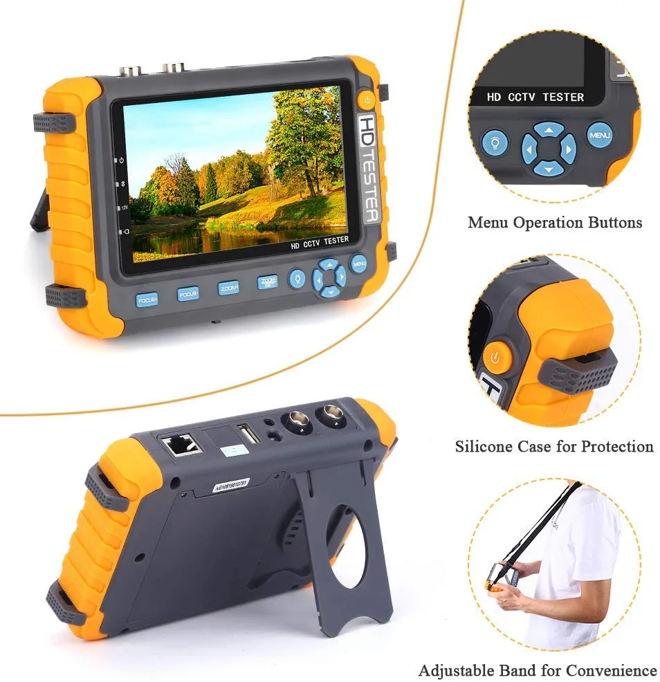 HD-тестер видеонаблюдения IPC-1800ADH Plus 4K 8MP IP CVBS CVI TVI AHD WiFi точка доступа цифровой