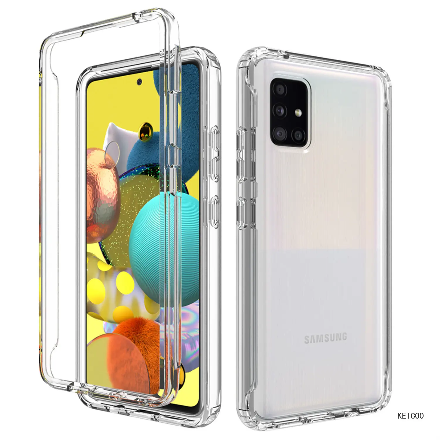 Тонкий армированный чехол для Samsung Galaxy A21S A31 A51 A71 A50 A50S A30S A20 A30 A 21S 31 51 71 50 30S 4G 5G SM A217F