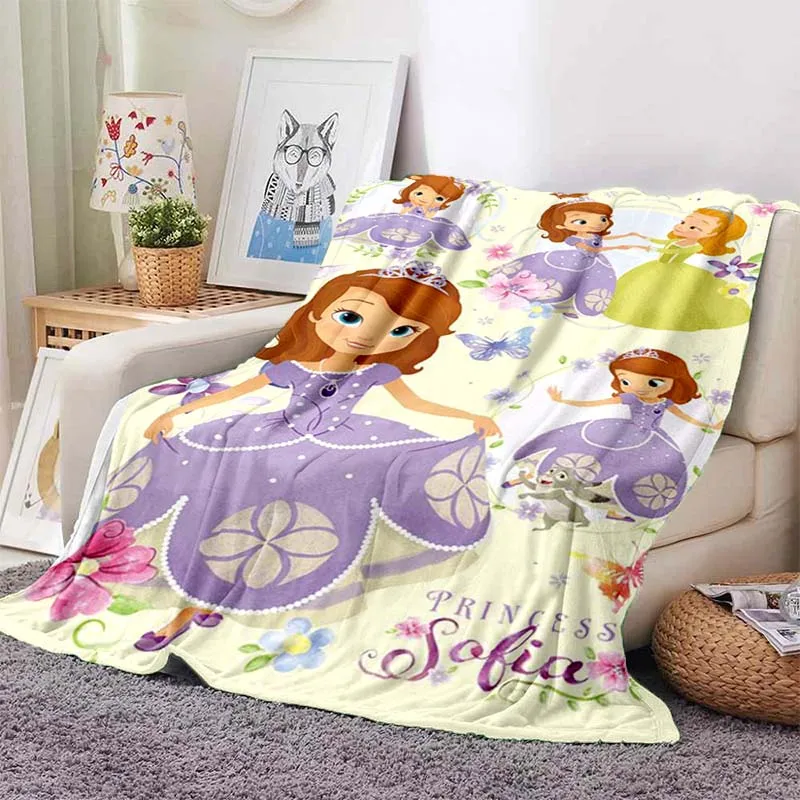 Детское мягкое и удобное шерстяное одеяло Принцесса София