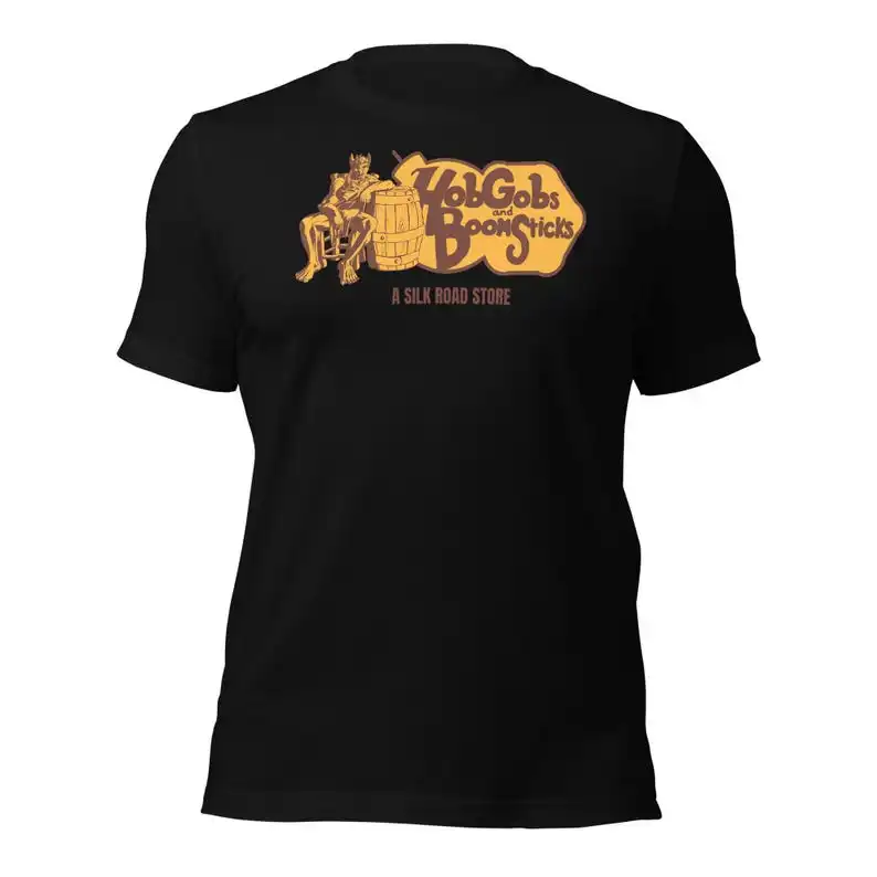 Футболка с логотипом Hobgobs and Boomsticks, футболка Dungeon Crawler Carl, однотонная футболка унисекс (art.: 3920dbe26fa00) - 3920dbe26fa00
