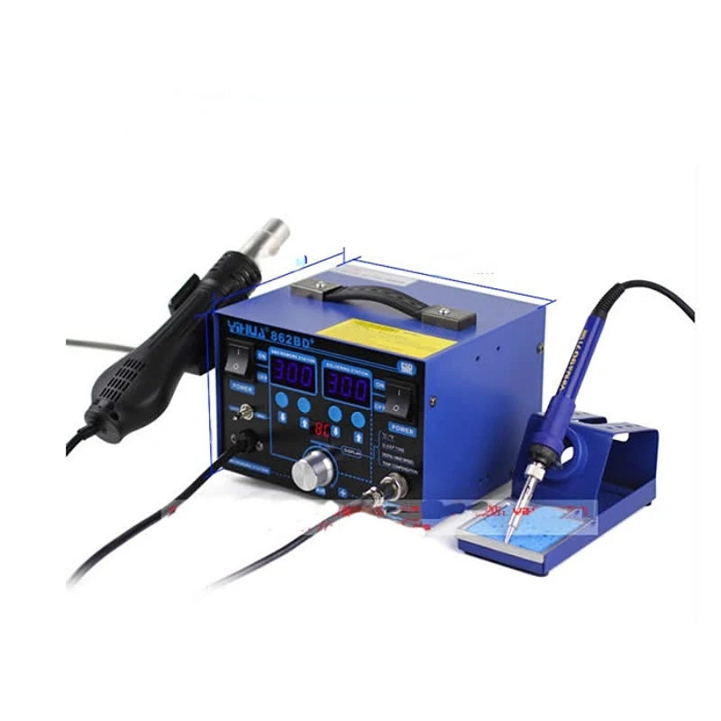 

Горячий воздух YIHUA 862BD + Фотографическая станция для ремонта материнской платы