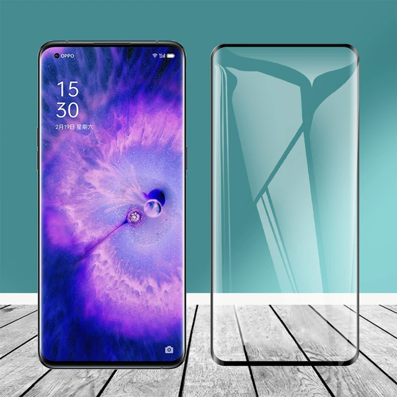 

Для Oppo Find X5 FindX5 Pro твердость 9H 3D полное покрытие тонкая закаленная изогнутая закаленная защита