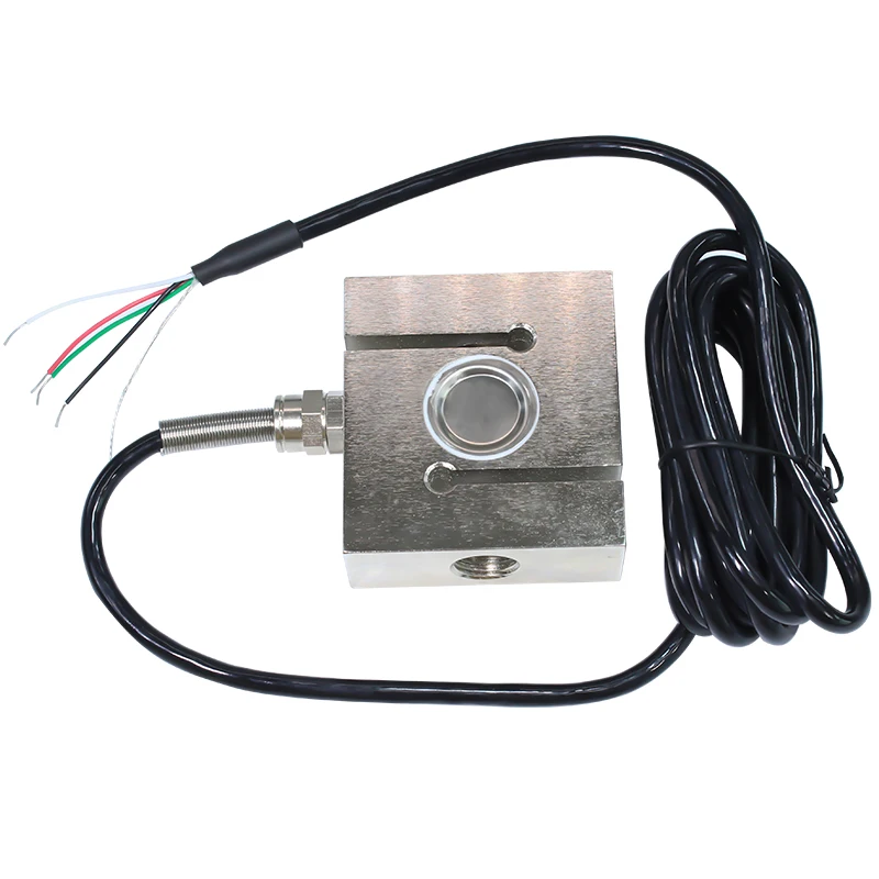 

Pressure Pull Force S-type Load Cell 500KG 1/2/5/10 Ton Sensor Weighing Transducer Stress Tension Measuring