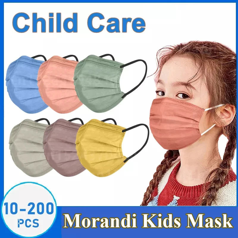 

Детские маски Morandi Одноразовые детские маски одобренные хирургические маски 3-слойные нетканые детские одноразовые маски для рта