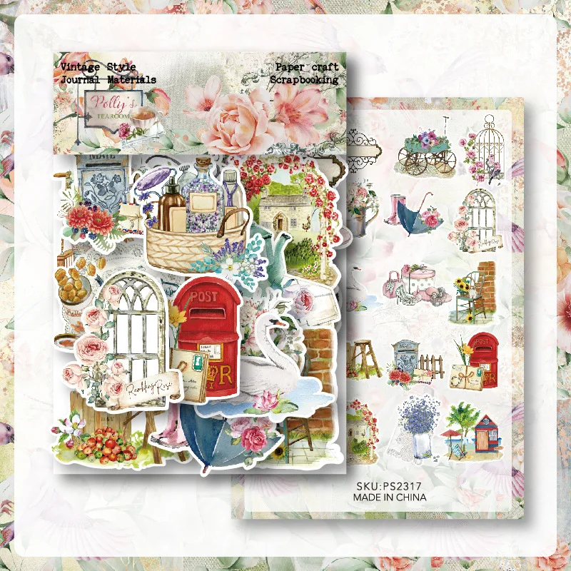 40 шт. набор винтажных наклеек для скрапбукинга планировщика