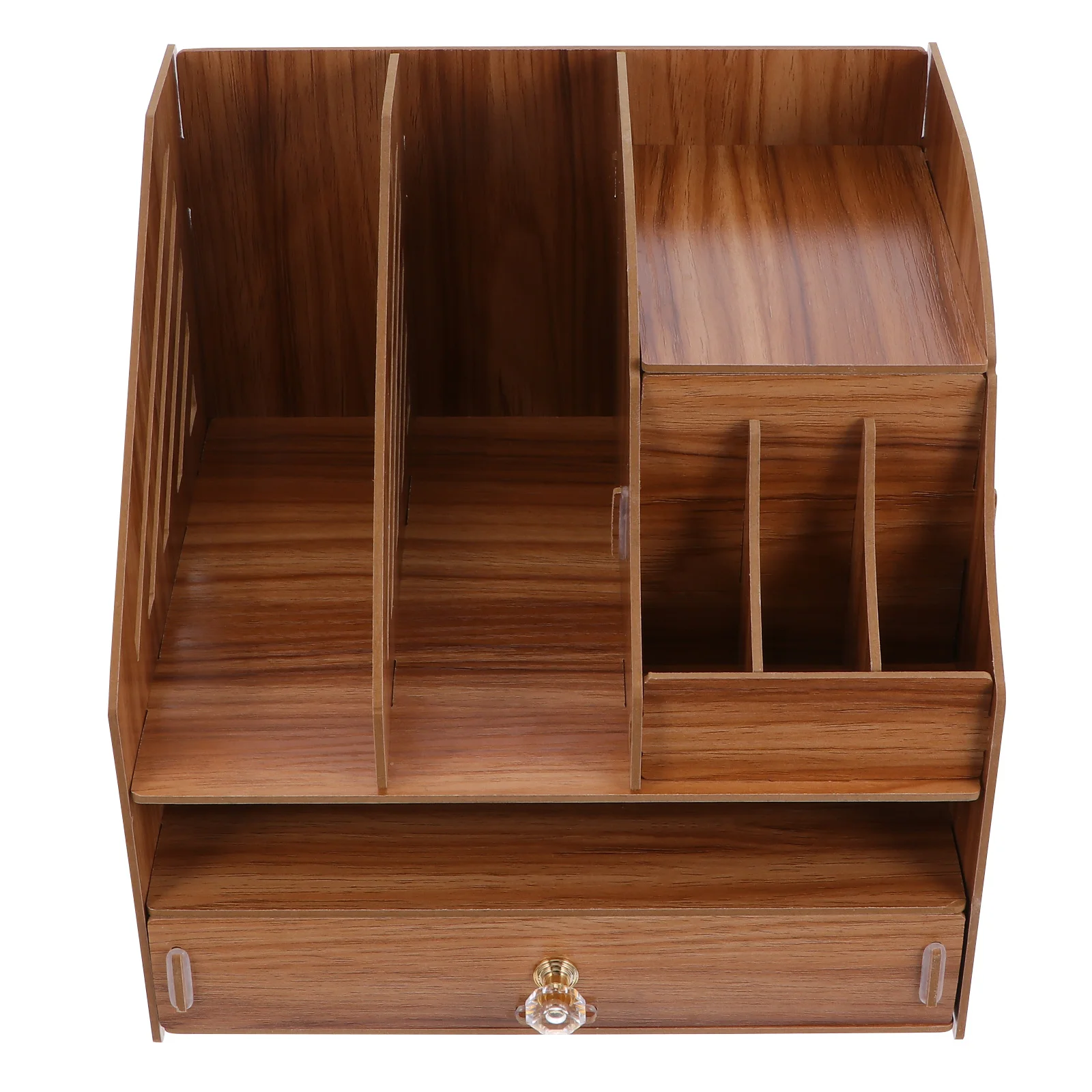 

Wooden Storage Shelvess Storage Box Tabletop Container Organizer Sorting Machine Desk Office