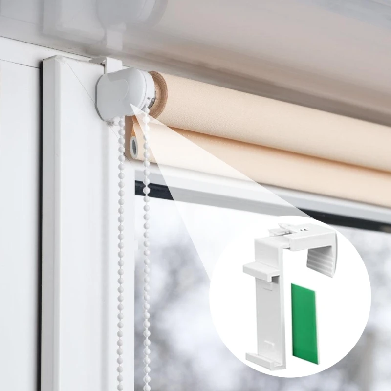 20/60 шт. крепежные кронштейны для рулонных штор регулируемые простая установка