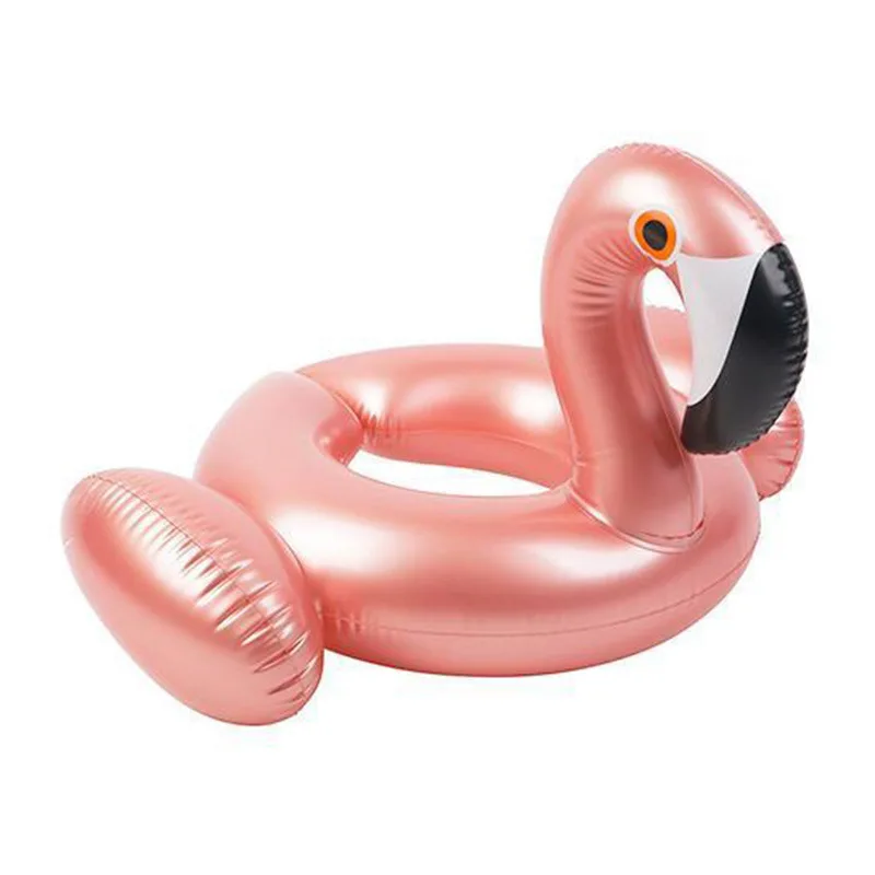 Плавающий бассейн с розовым фламинго для детей надувное кольцо плавания водный