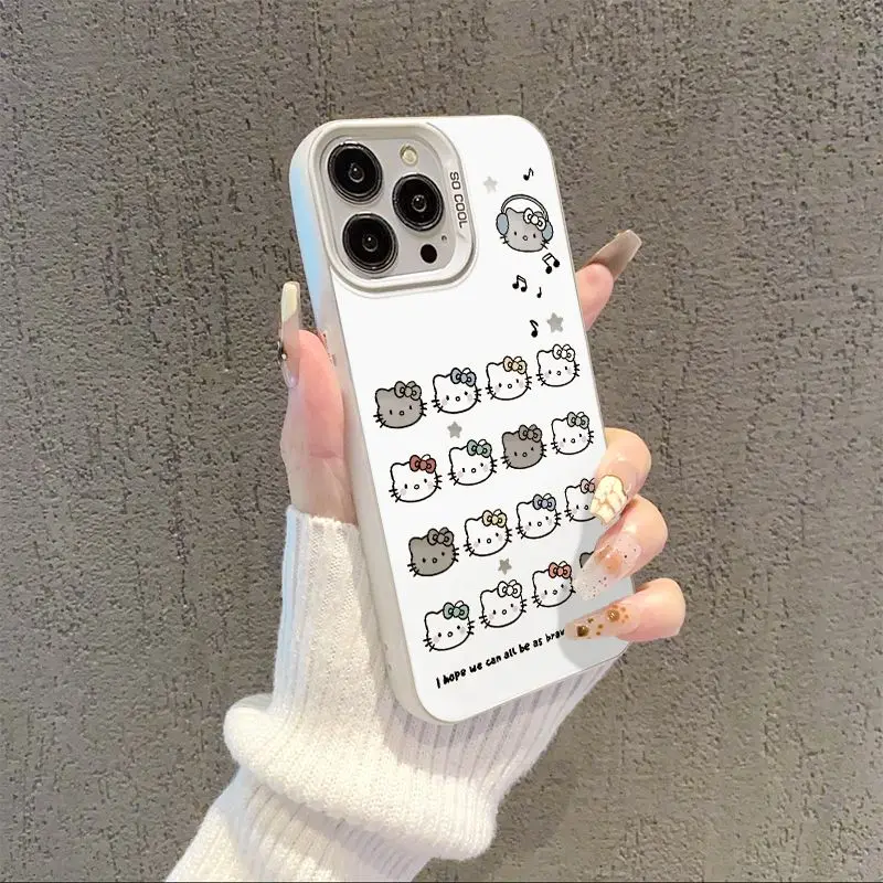 Чехол Sanrio Hello Kitty для iPhone 15 14 13 Pro Max 11 12 XR XS MAX Y2K
