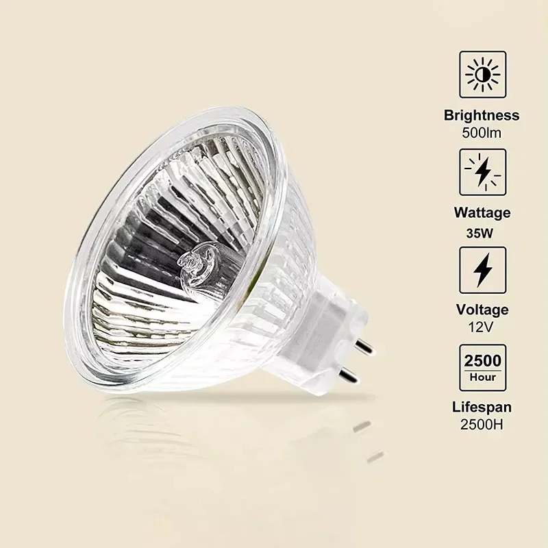 MR16 12 в 35 Вт Базовая лампочка для лампы розетки тёплая фотолампа