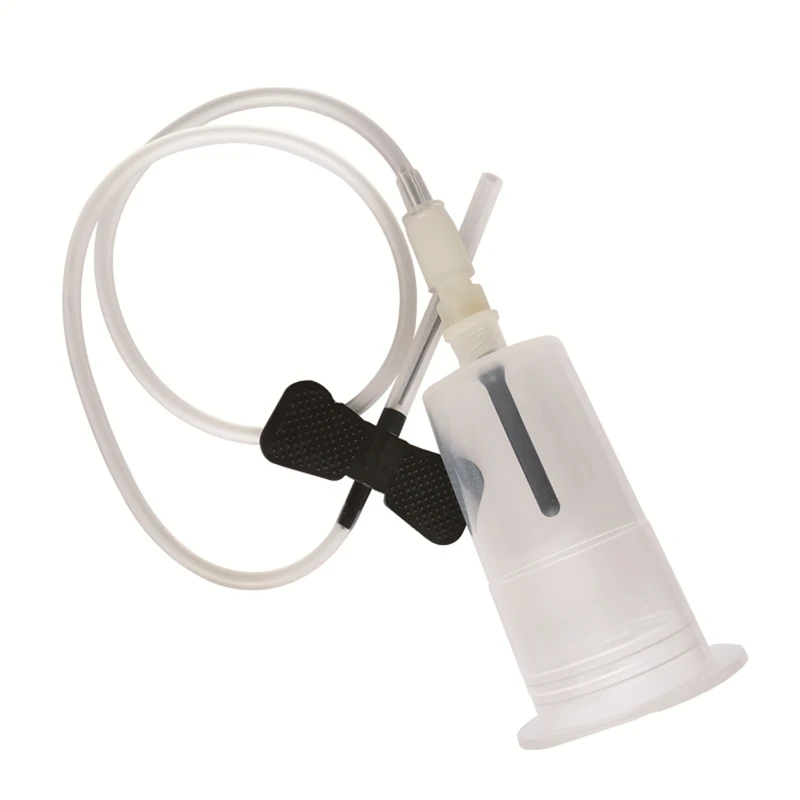 Безопасный комплект с двумя крыльями для сбора крови одноразовые медицинские