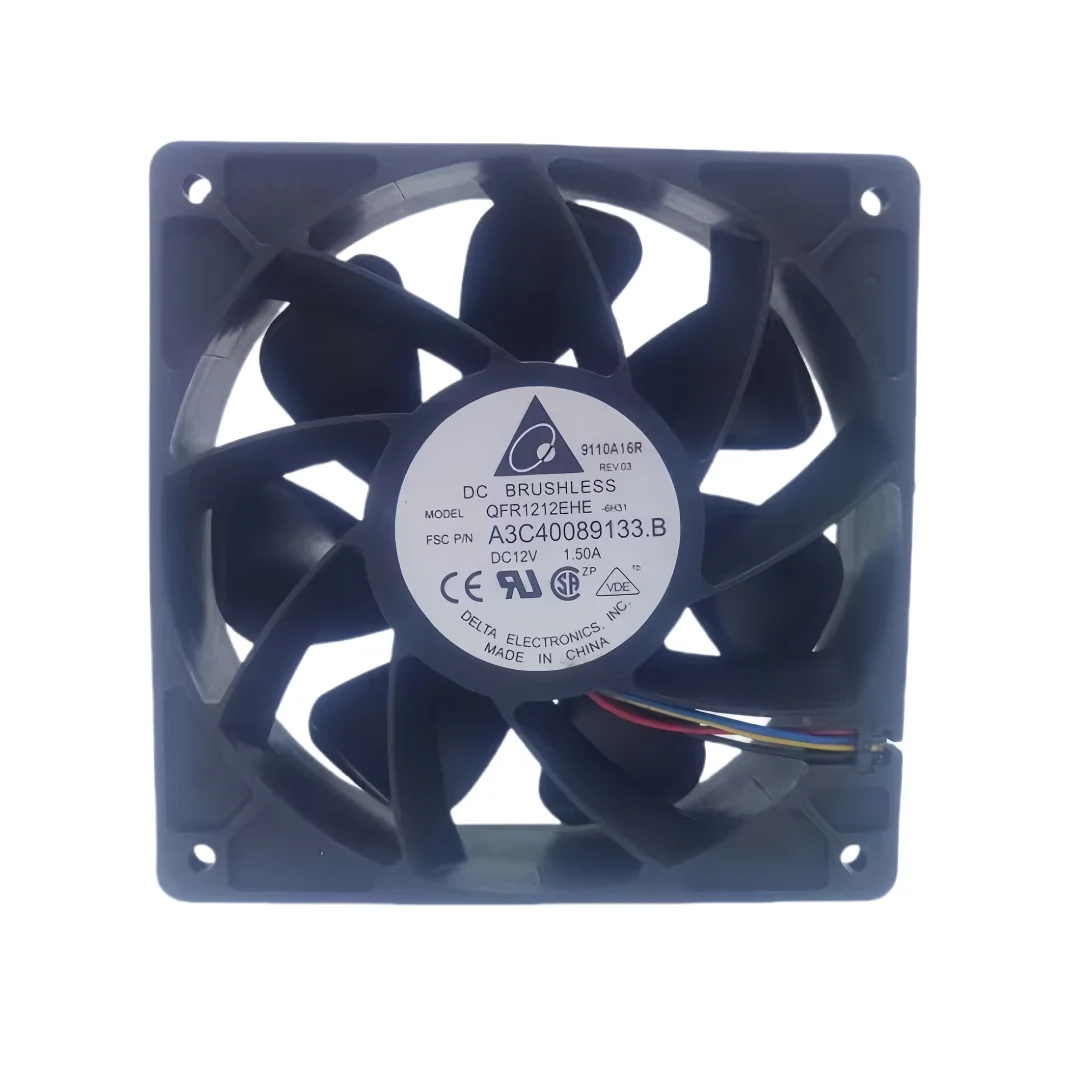 Высокоскоростной охлаждающий вентилятор 120 мм 12 см 4000 об/мин для Delta QFR1212EHE В 1 5 А
