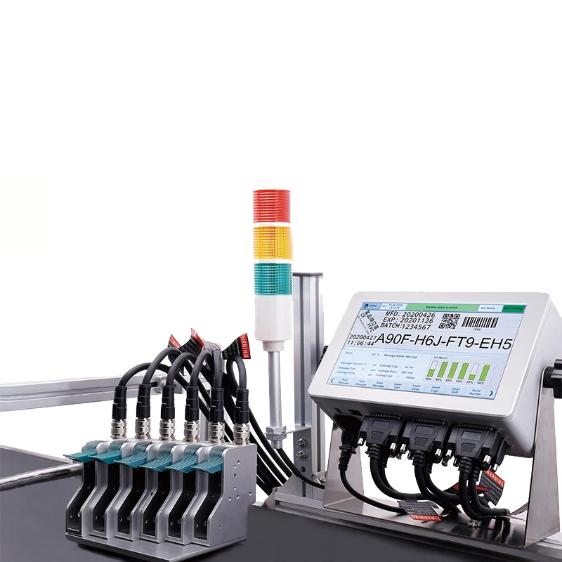 6-головочный онлайн-струйный принтер 76 2 мм полностью автоматическая машина для