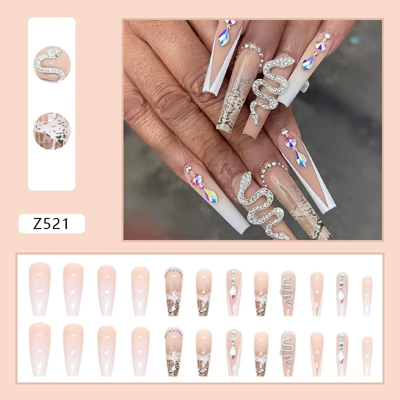 

24Pcs/Set Matte Frosted False Nails Detachable Fake Nail Press on Full Cover Nail Tips with Glue Y2k Style Artificial Fingernail