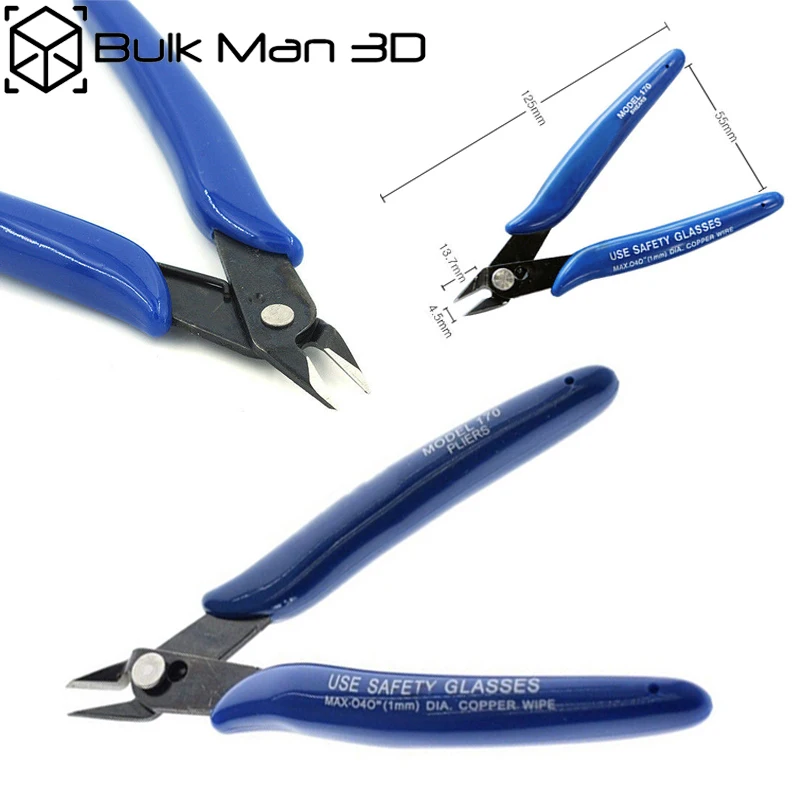 

PLATO 170 Wishful Clamp DIY Electronic Diagonal Pliers Side Cutting Nippers Wire Cutter 3D printer parts