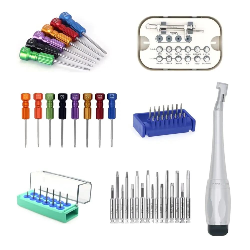 Dental Implant Screw Driver Universal Prosthetic Restoration Hand Driver Kit