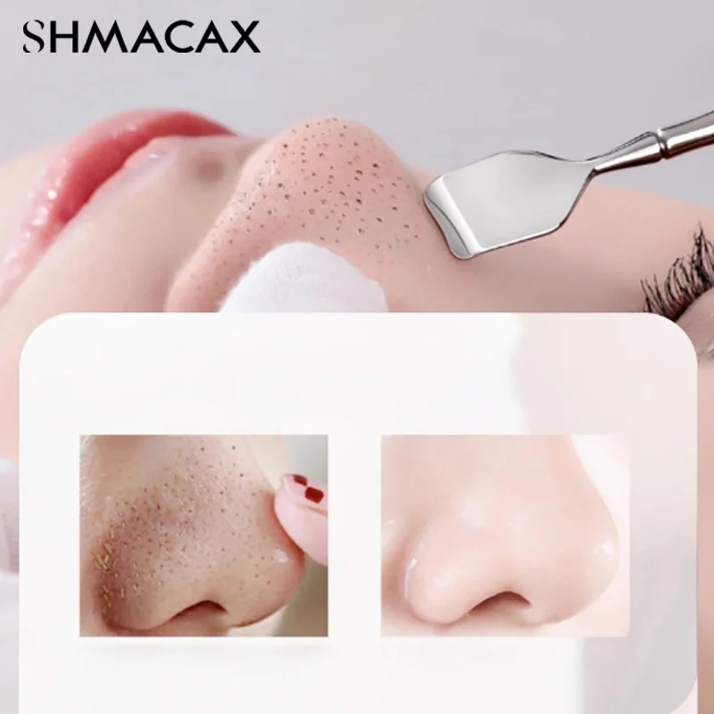 Двустороннее средство для удаления черных точек шпатель носа очистки пор