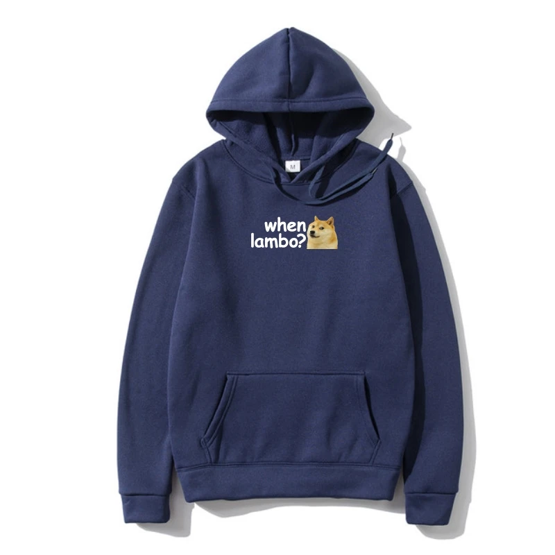 

When Lambo Outerwear - Funny DOGE Dogecoin Crypto Meme Bitcoin - 6 colours