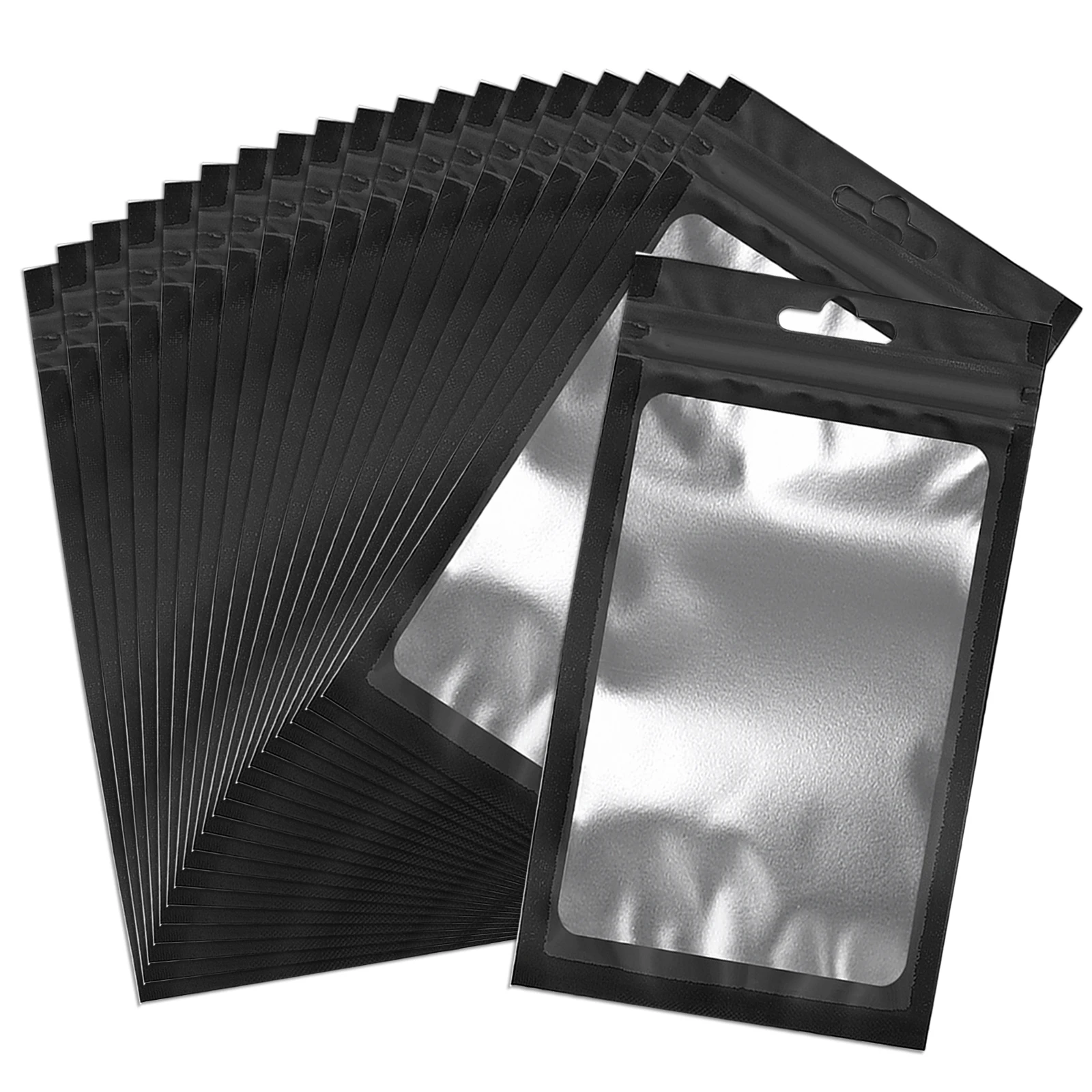 

20 шт., прозрачные пакеты для ювелирных изделий