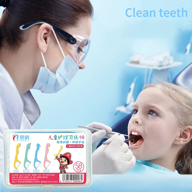 

58 шт., Детские зубочистки в форме животных