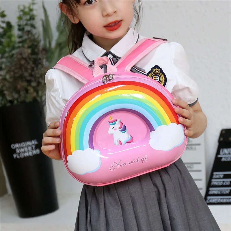 

Cute Cartoon Backpacks for Children Child Backpack Baby Boy Bag Teddy Zoo Backpack Girl's Rainbow School Bag