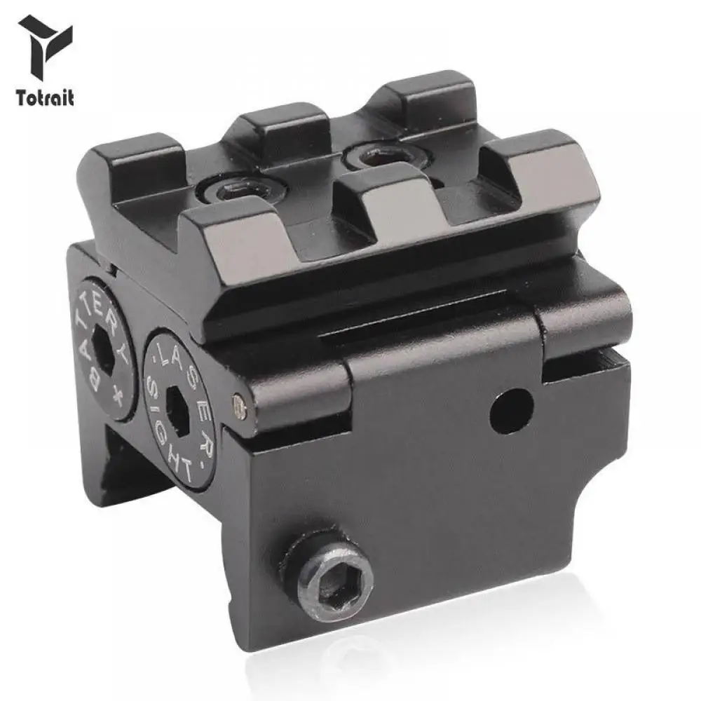 

Tactical New TOtrait High Quality Day And Night Convertible Mini Pocket Dovetail Groove Hang Small Metal Laser