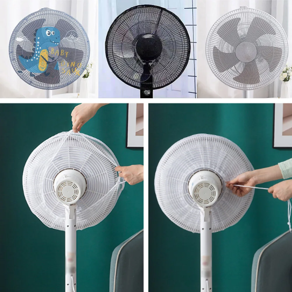 

Universal Cartoon Fan Cover Children's Fan Case Kids Fan Dust Cover Protector Net Baby Electric Fans Fingers Guards Safety Mesh