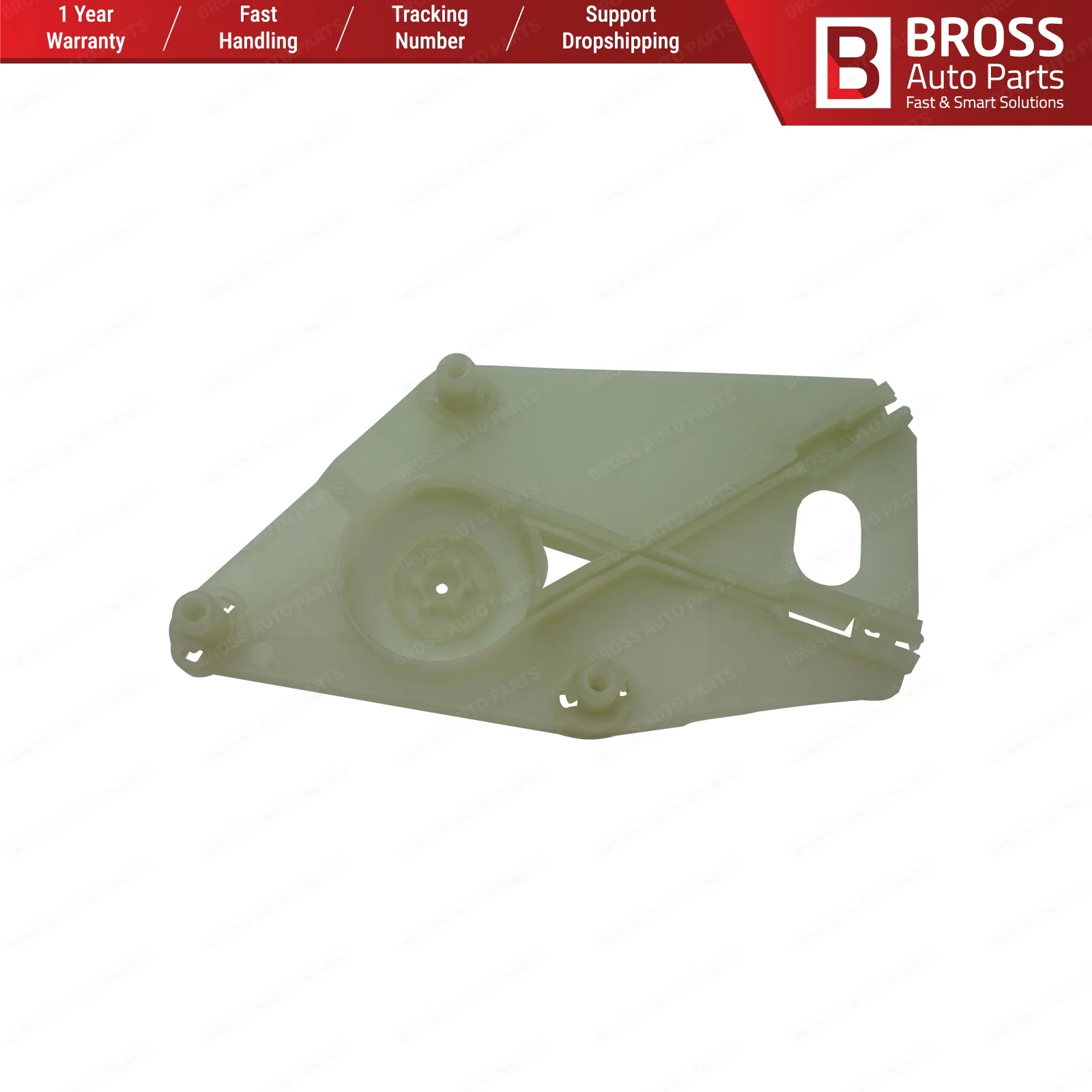 Оконный регулятор Bross BWR5228 передний левый двигатель колеса 6RD837461 6R4837461J для VW Polo MK5.