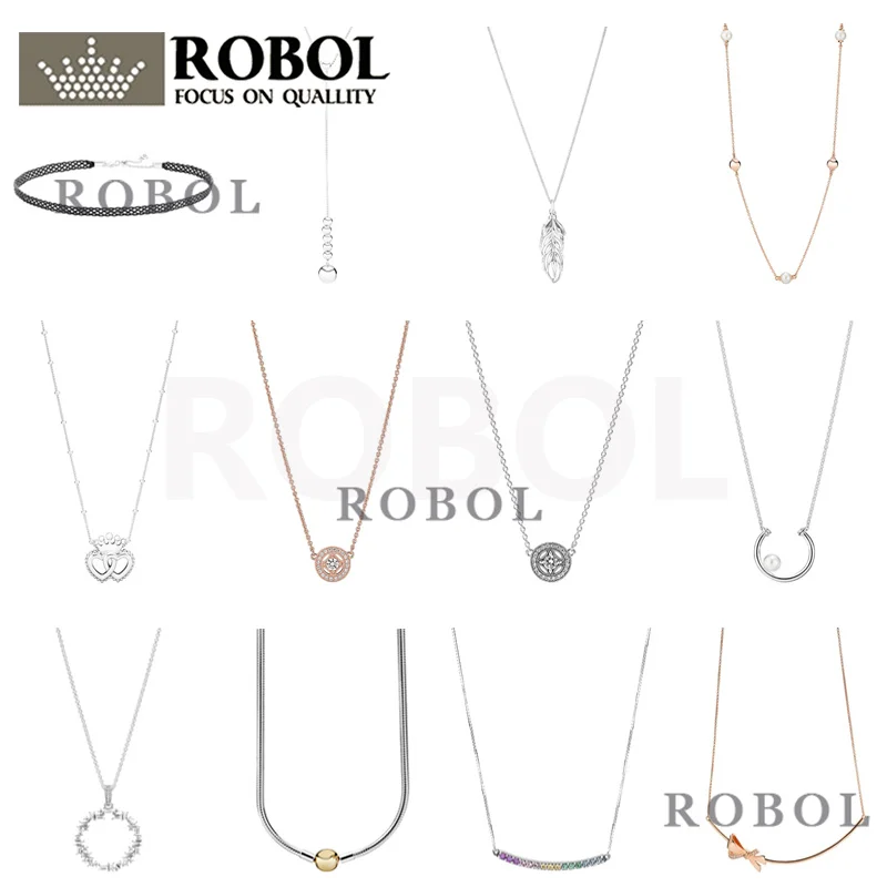 

Original High-quality Boutique 925 Sterling Silver Necklace 2020 Autumn New Exquisite Jewelry Classic All-match Free Shipping