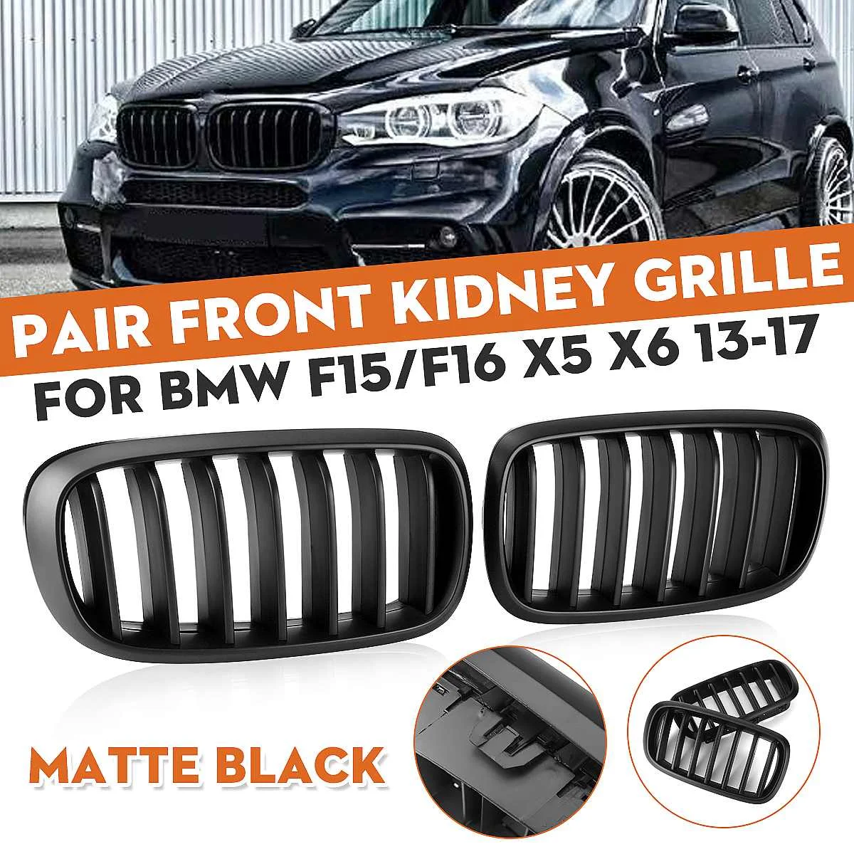 

Передний бампер X5 F15 X6 F16, решетка для радиатора BMW X5 F15 X6 F16 2013-2017