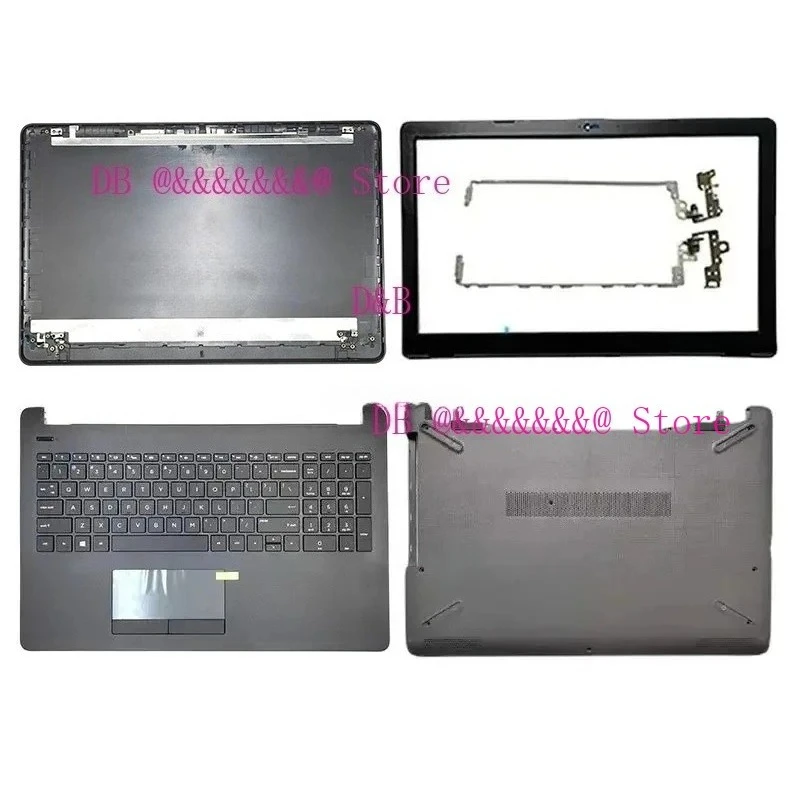 Фото Чехол для ноутбука FOR 15-BS 15-BW 15-RA 15-RB 250 255 G6 TPN-C129, серый – включает заднюю крышку ЖК-дисплея, переднюю рамку, подставку для рук, нижнюю часть корпуса. №2
