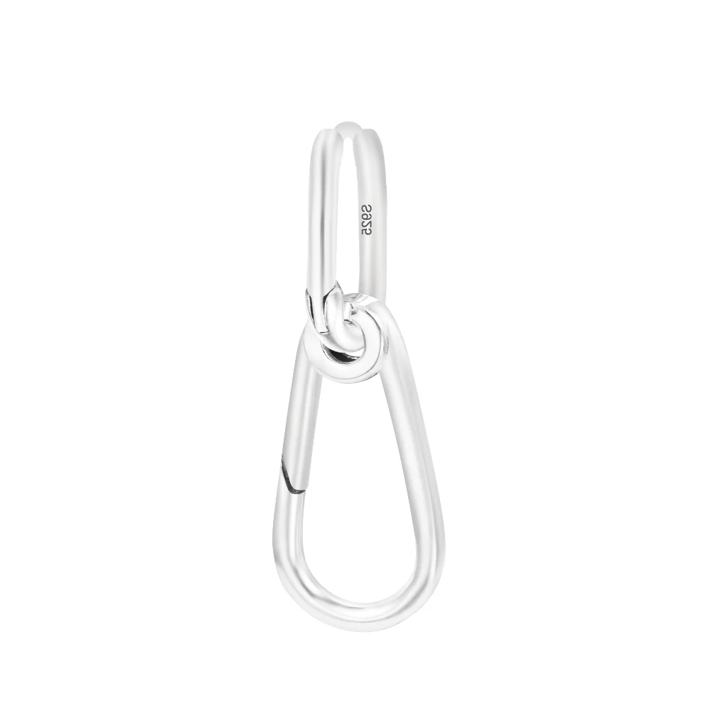 

Женские серьги-кольца из серебра 925 пробы