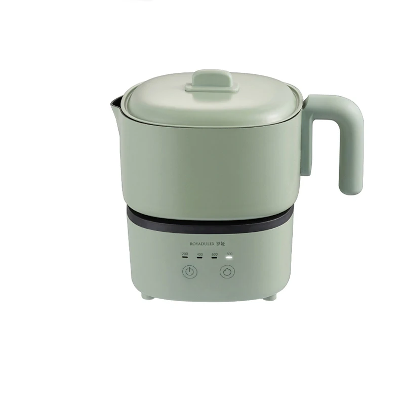 

Foldable Multifunction MultiCooker Portable Non-stick Coating Cooking Pot for Home Dormitory Travel Electric Hot Pot 800w 2.2L