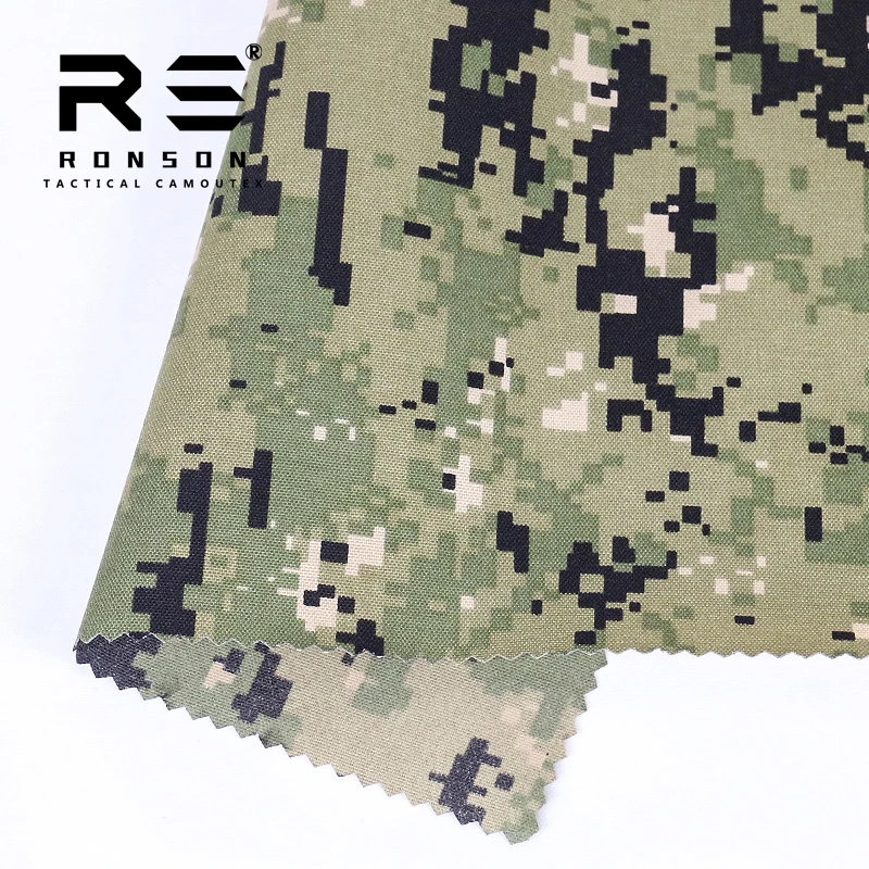

1.5 M X1M DIY 500D Nylon Drawable Waterproof PU Coated Fabric AOR2 AOR1 Green Camouflage